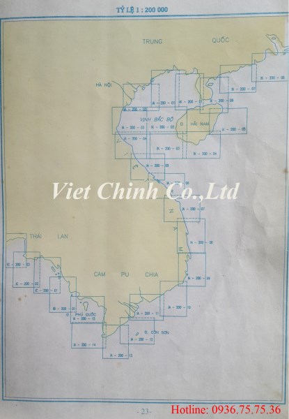 Hải đồ Việt Nam - Thiết Bị Hàng Hải Việt Chính - Công Ty TNHH Việt Chính